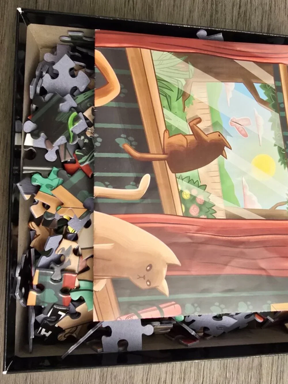 500 Piece Jigsaw Puzzle Exploding Kittens- Cats in Quarantine